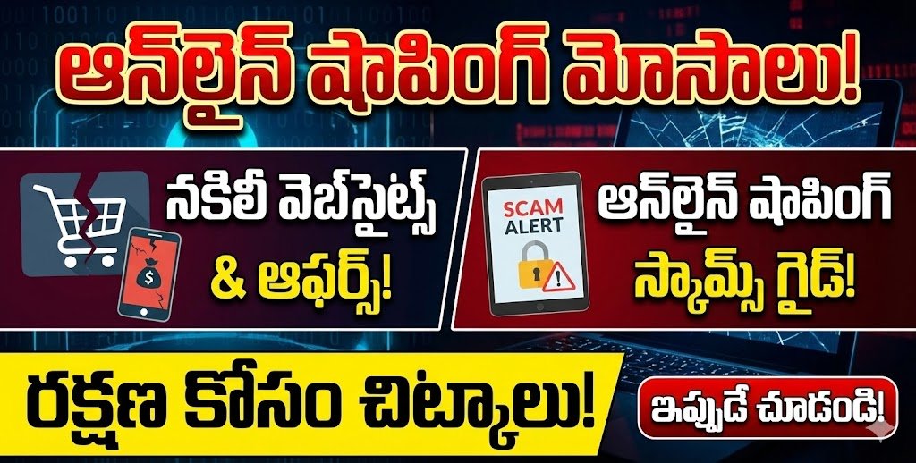 Illustrative guide explaining Online Shopping Safety steps for Indian consumers.